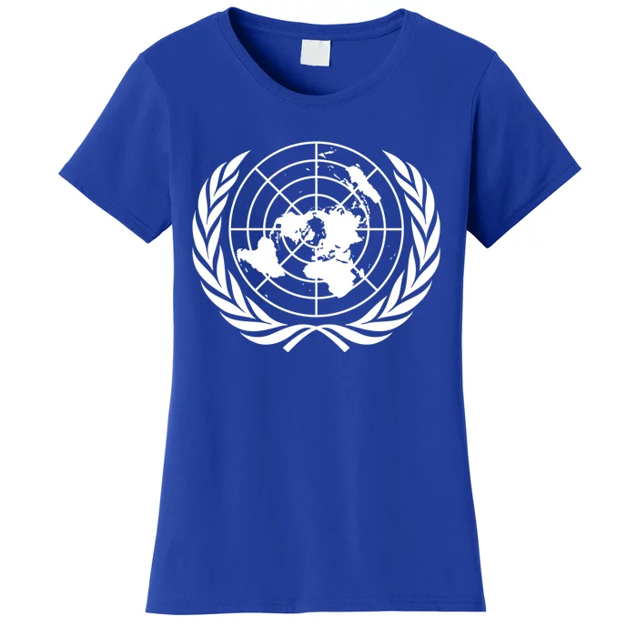 United Nations Flag Un United Nations Emblem Gift Women's T-Shirt