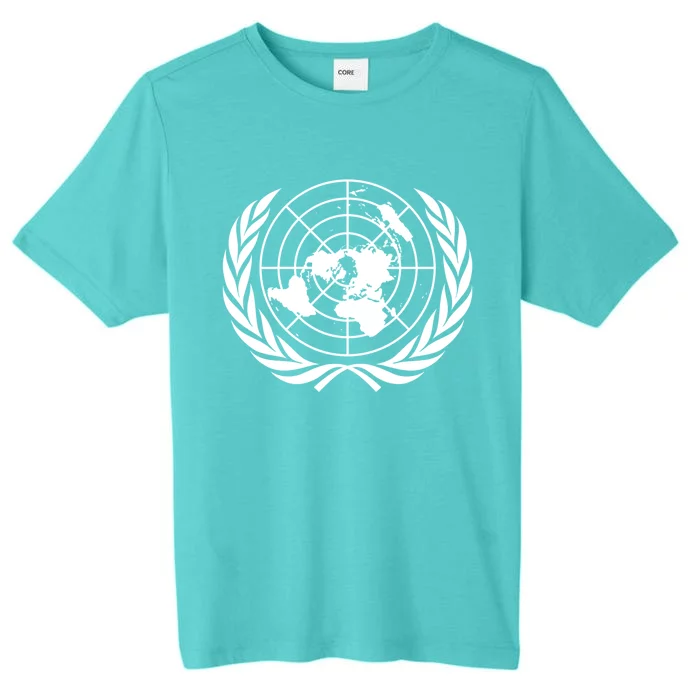 United Nations Flag Un United Nations Emblem Gift ChromaSoft Performance T-Shirt