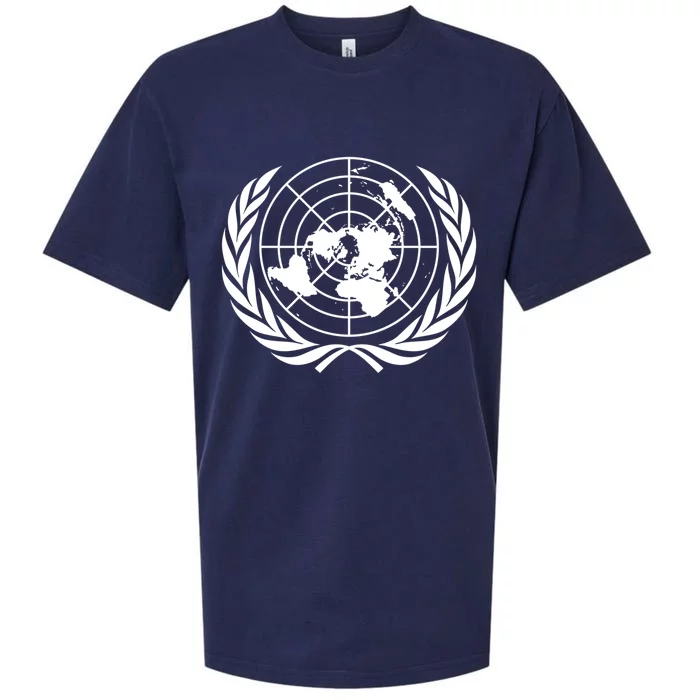 United Nations Flag Un United Nations Emblem Gift Sueded Cloud Jersey T-Shirt