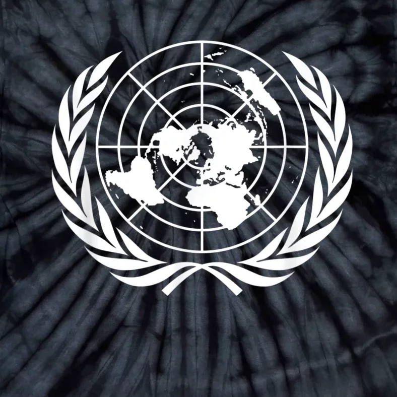 United Nations Flag Un United Nations Emblem Tie-Dye T-Shirt