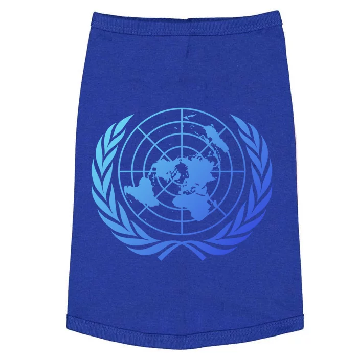 United Nations Flag Un United Nations Emblem Meaningful Gift Doggie Tank