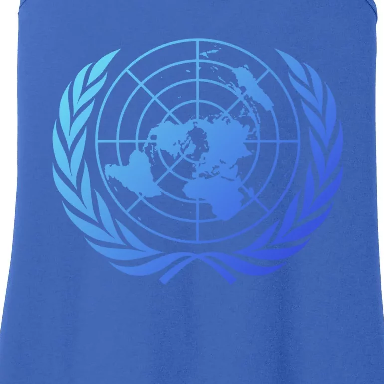 United Nations Flag Un United Nations Emblem Meaningful Gift Ladies Essential Tank