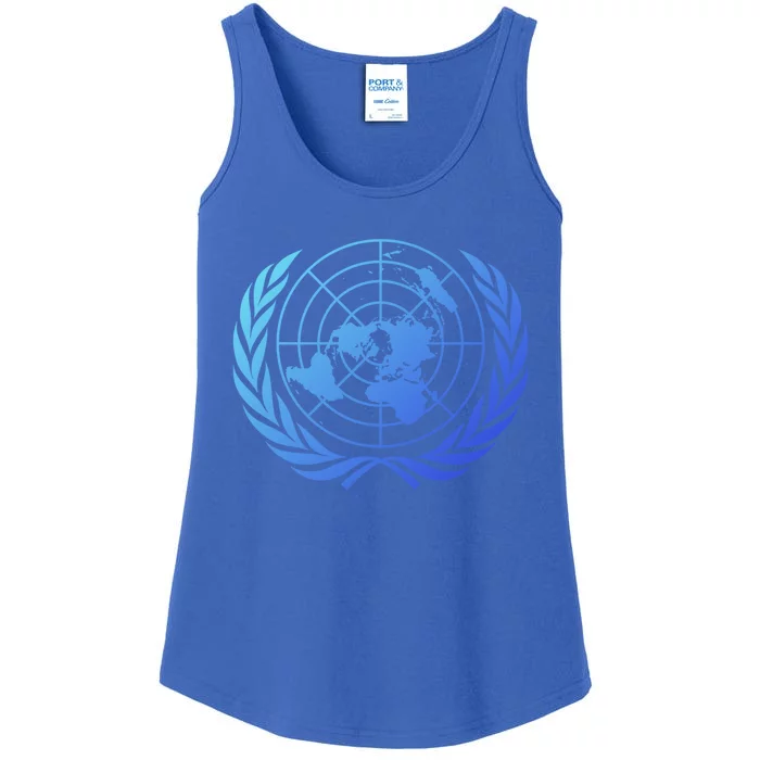 United Nations Flag Un United Nations Emblem Meaningful Gift Ladies Essential Tank