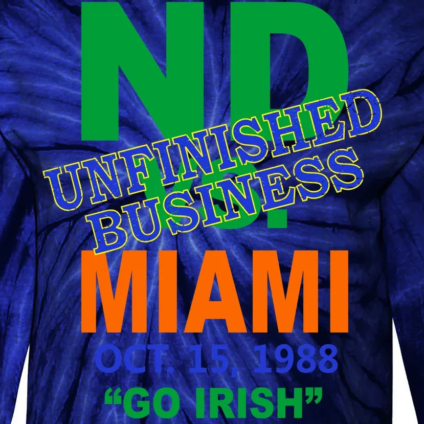 Unfinished Business Convicts Vs Catholics Tie-Dye Long Sleeve Shirt