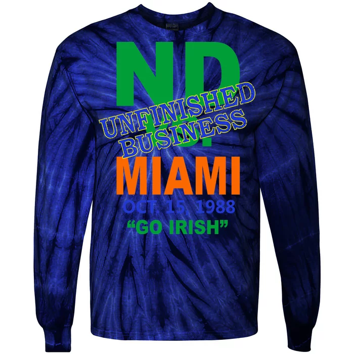 Unfinished Business Convicts Vs Catholics Tie-Dye Long Sleeve Shirt