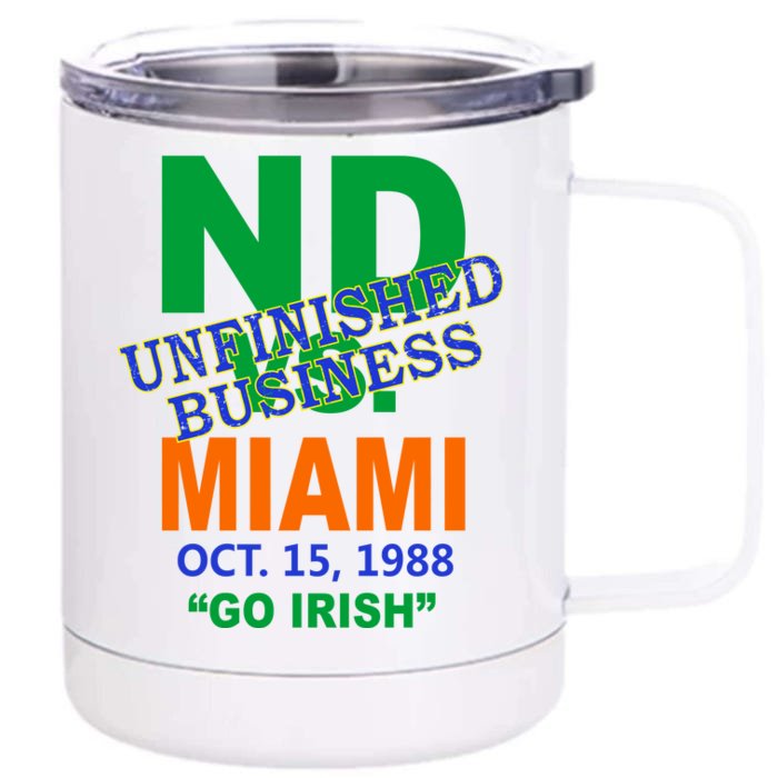 Unfinished Business Convicts Vs Catholics Front & Back 12oz Stainless Steel Tumbler Cup