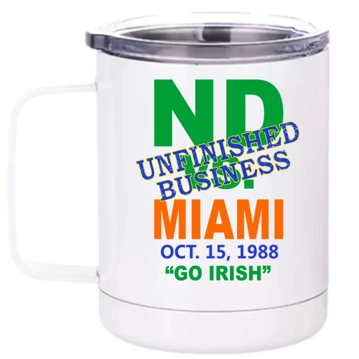 Unfinished Business Convicts Vs Catholics Front & Back 12oz Stainless Steel Tumbler Cup