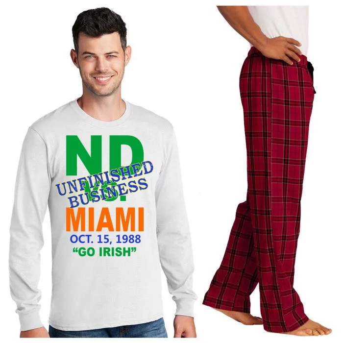 Unfinished Business Convicts Vs Catholics Long Sleeve Pajama Set