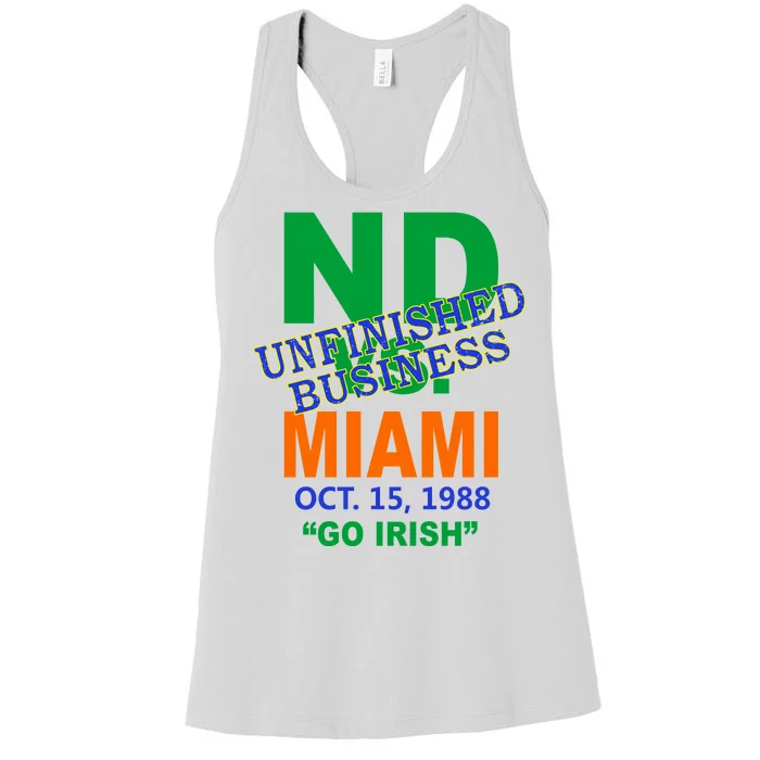 Unfinished Business Convicts Vs Catholics Women's Racerback Tank