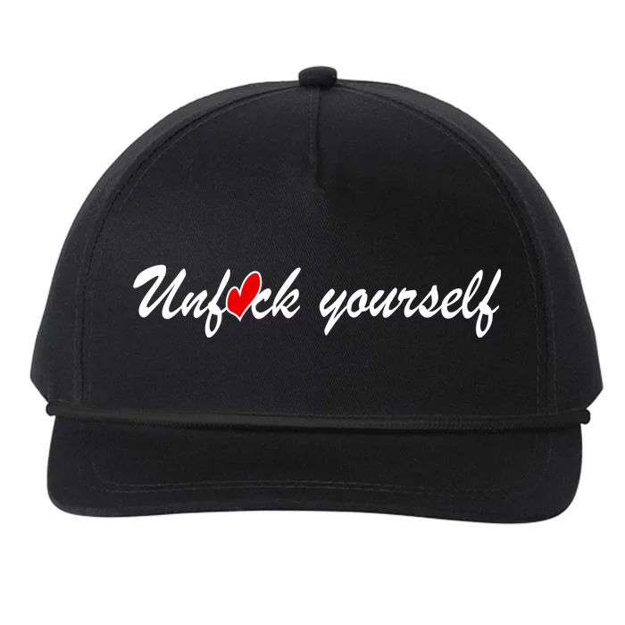 Unfuck Yourself Snapback Five-Panel Rope Hat