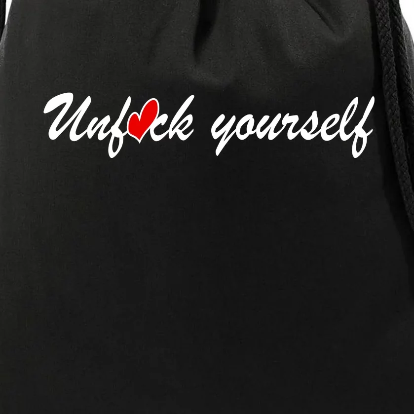 Unfuck Yourself Drawstring Bag