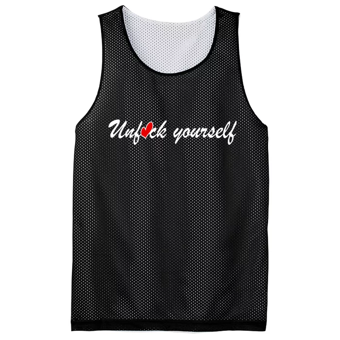 Unfuck Yourself Mesh Reversible Basketball Jersey Tank