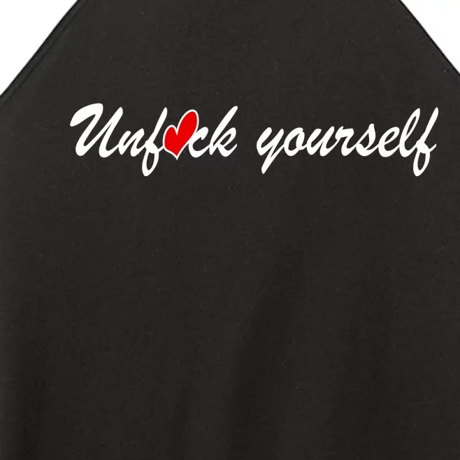 Unfuck Yourself Women’s Perfect Tri Rocker Tank