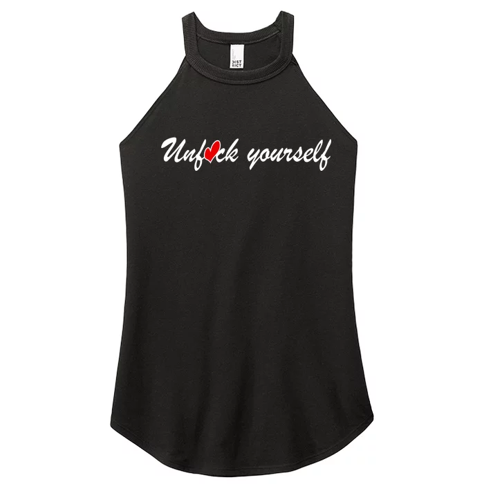 Unfuck Yourself Women’s Perfect Tri Rocker Tank