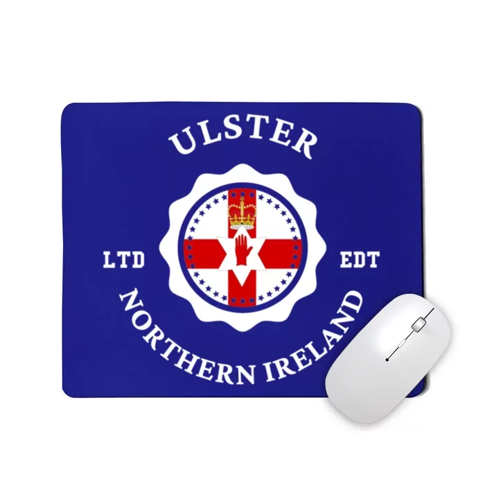 ULSTER Northern Ireland Flag Badge UK Vintage Mousepad