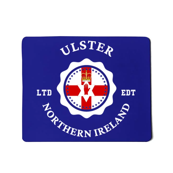 ULSTER Northern Ireland Flag Badge UK Vintage Mousepad