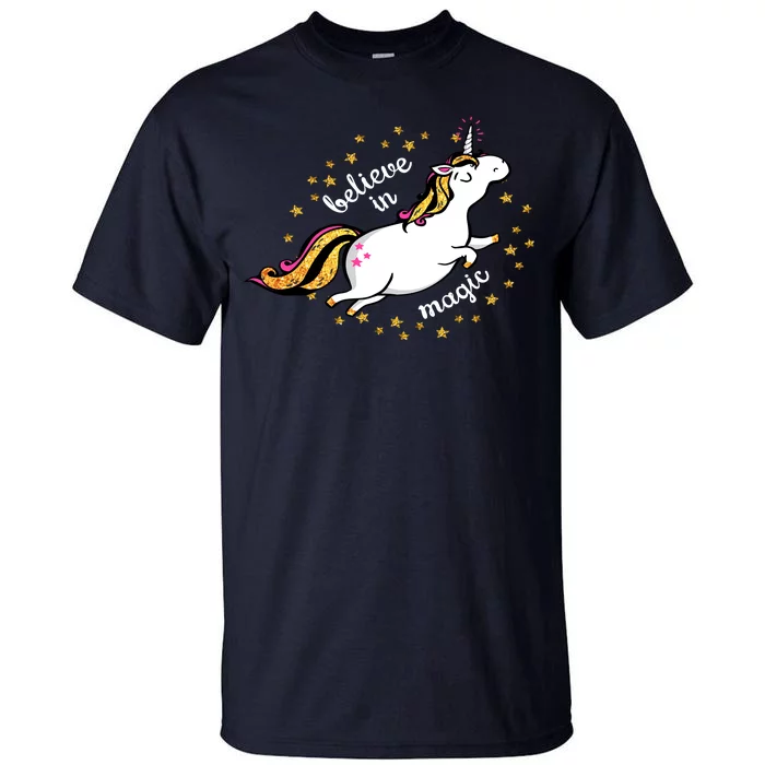 Unicorn Believe In Magic Tall T-Shirt