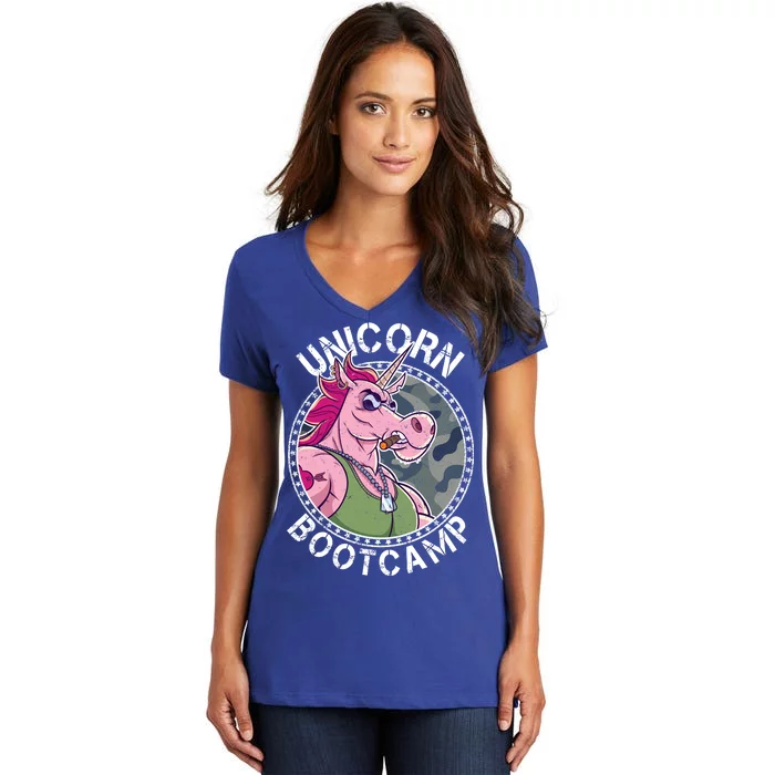 Unicorn Boot Camp Women's V-Neck T-Shirt