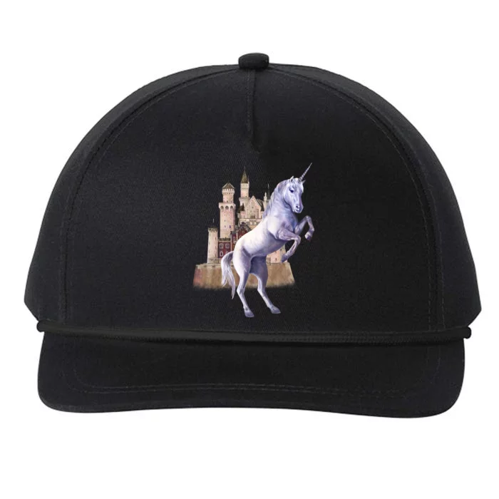 Unicorn Castle Snapback Five-Panel Rope Hat