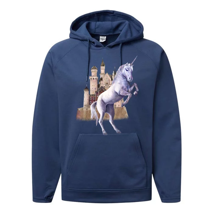 Unicorn Castle Performance Fleece Hoodie