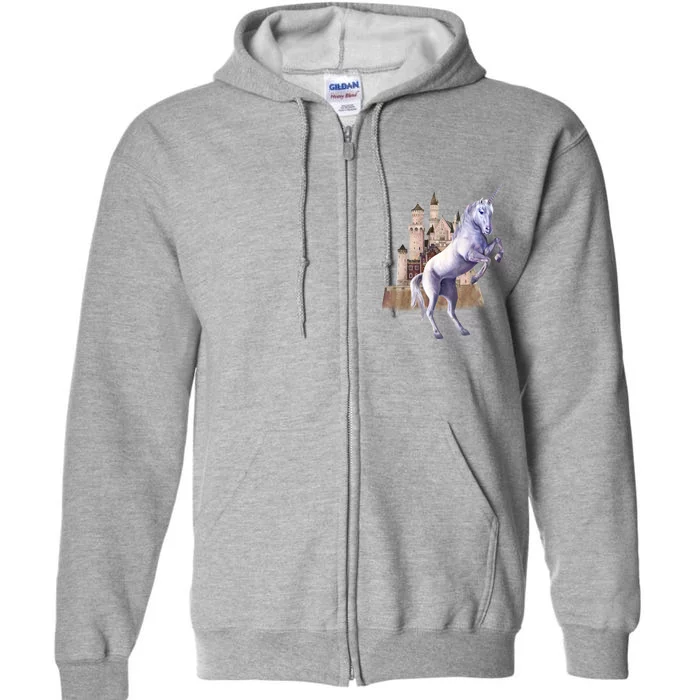 Unicorn Castle Full Zip Hoodie