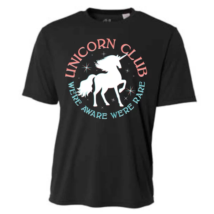 Unicorn Club We're Aware We're Rare Cooling Performance Crew T-Shirt