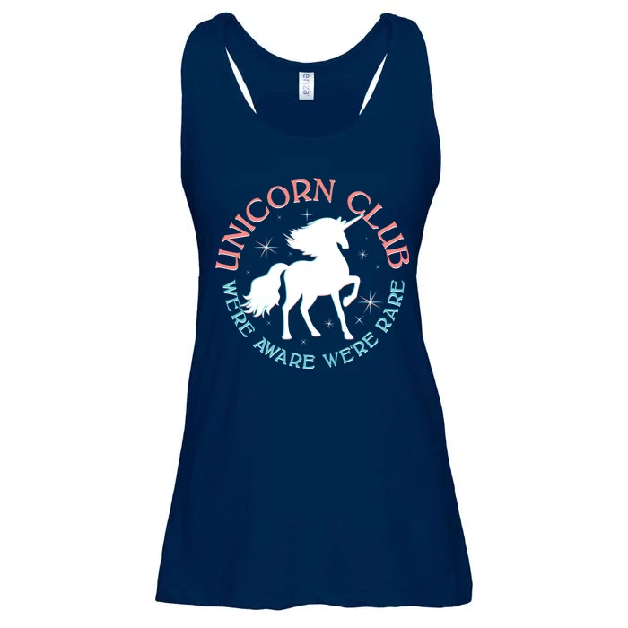 Unicorn Club We're Aware We're Rare Ladies Essential Flowy Tank