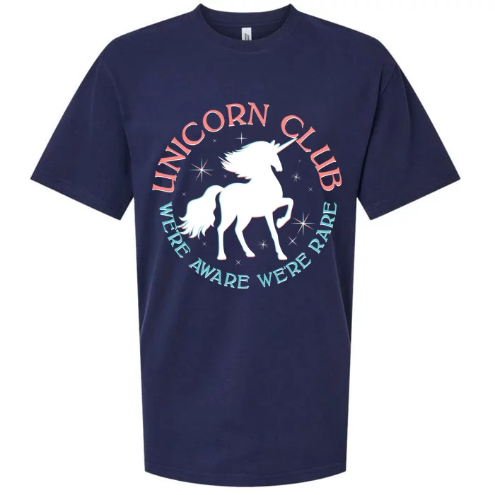 Unicorn Club We're Aware We're Rare Sueded Cloud Jersey T-Shirt