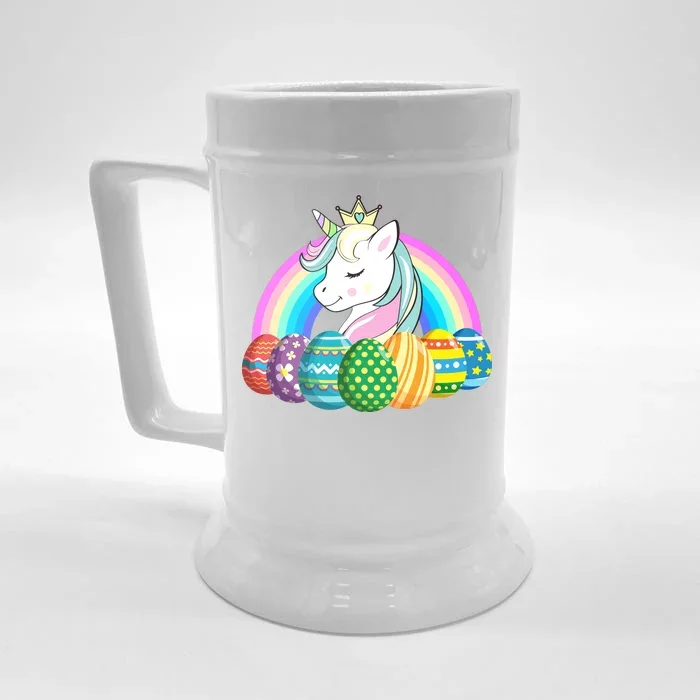 Unicorn Easter Eggs Front & Back Beer Stein