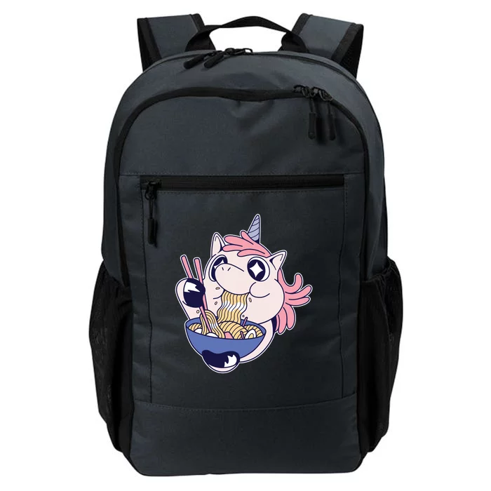 Unicorn Eating Ramen Noodles Daily Commute Backpack