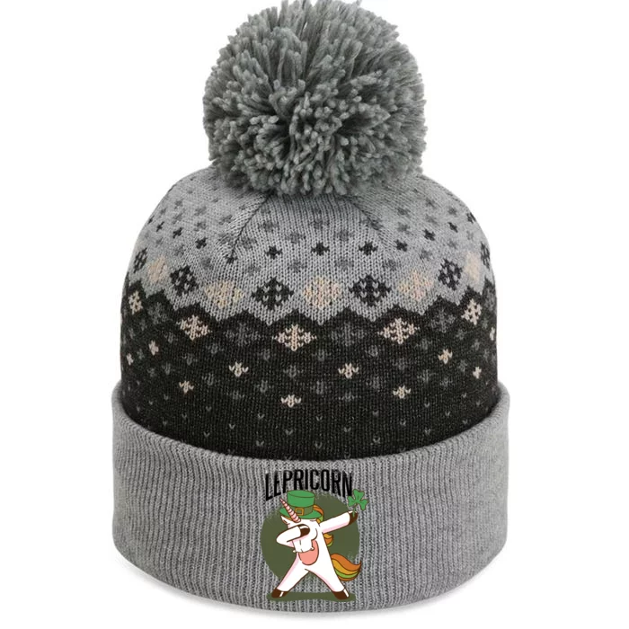 Unicorn Leprechaun The Baniff Cuffed Pom Beanie