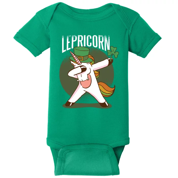 Unicorn Leprechaun Baby Bodysuit