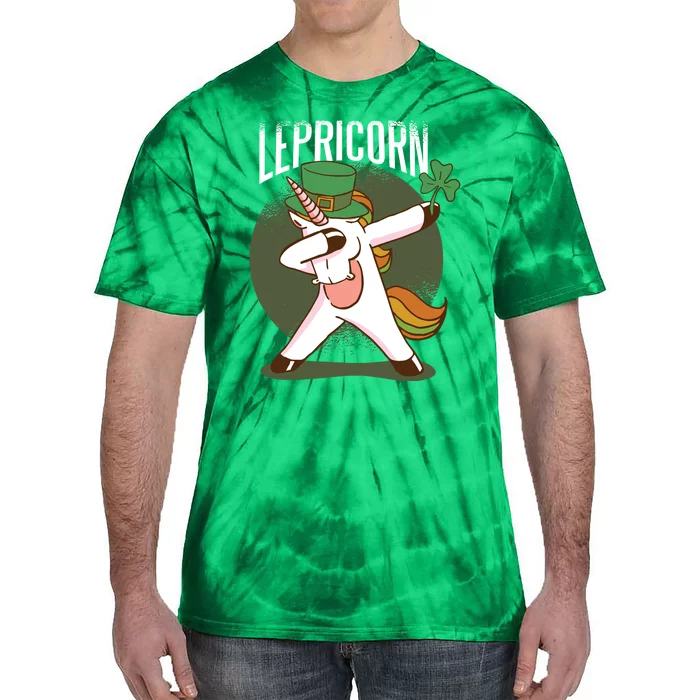 Unicorn Leprechaun Tie-Dye T-Shirt