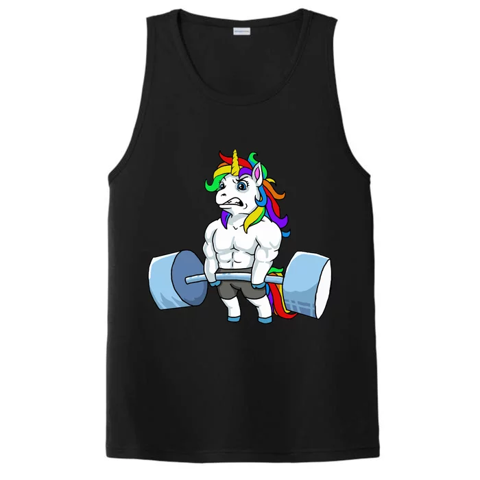 Unicorn Lifting Weights Performance Tank