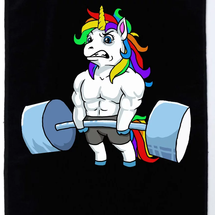 Unicorn Lifting Weights Platinum Collection Golf Towel