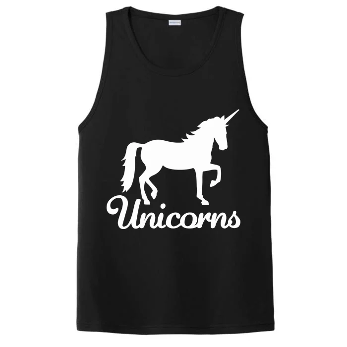 Unicorn Logo Performance Tank