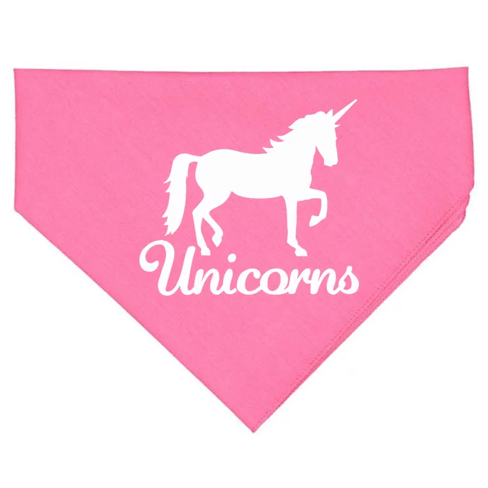 Unicorn Logo USA-Made Doggie Bandana