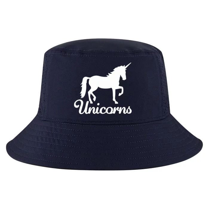 Unicorn Logo Cool Comfort Performance Bucket Hat