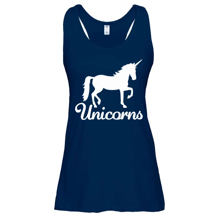 Unicorn Logo Ladies Essential Flowy Tank