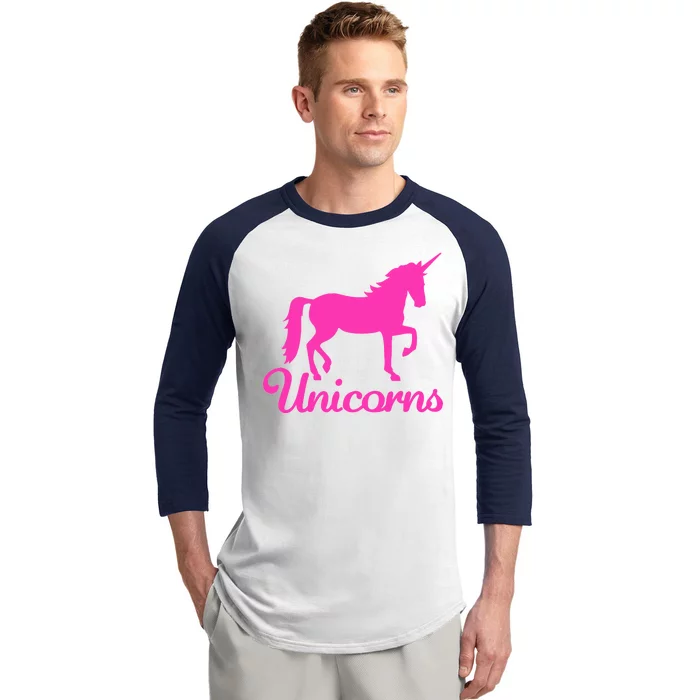 Unicorn Logo Baseball Sleeve Shirt