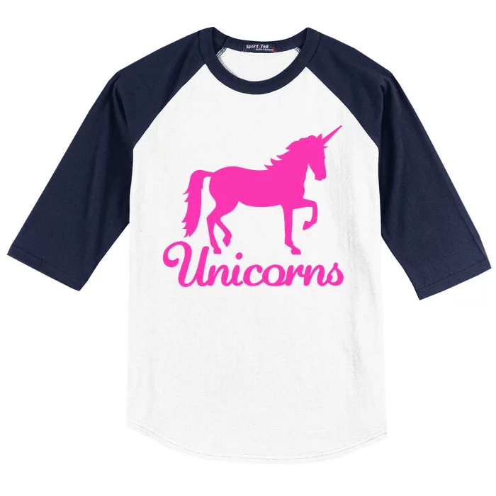 Unicorn Logo Baseball Sleeve Shirt