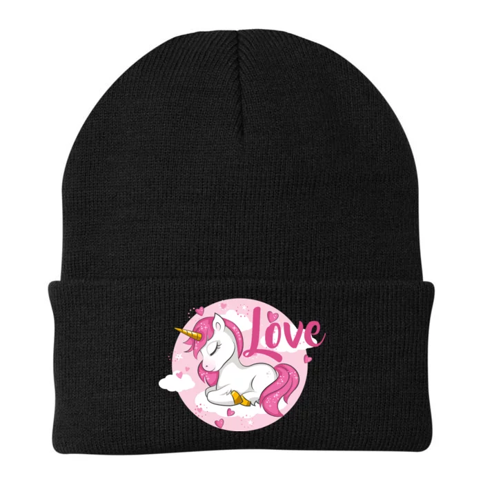 Unicorn Love Knit Cap Winter Beanie