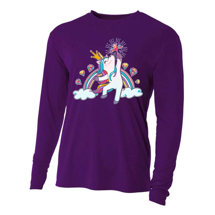 Unicorn Magic Cooling Performance Long Sleeve Crew