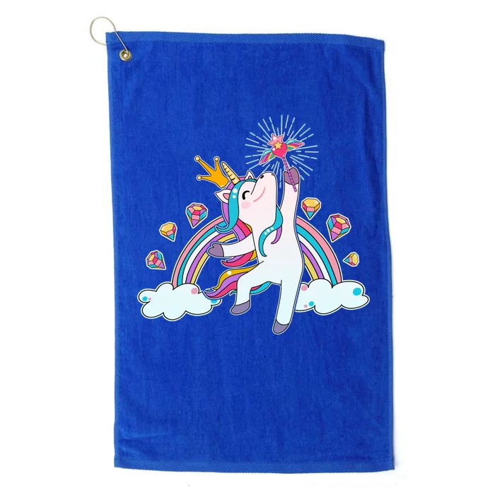 Unicorn Magic Platinum Collection Golf Towel