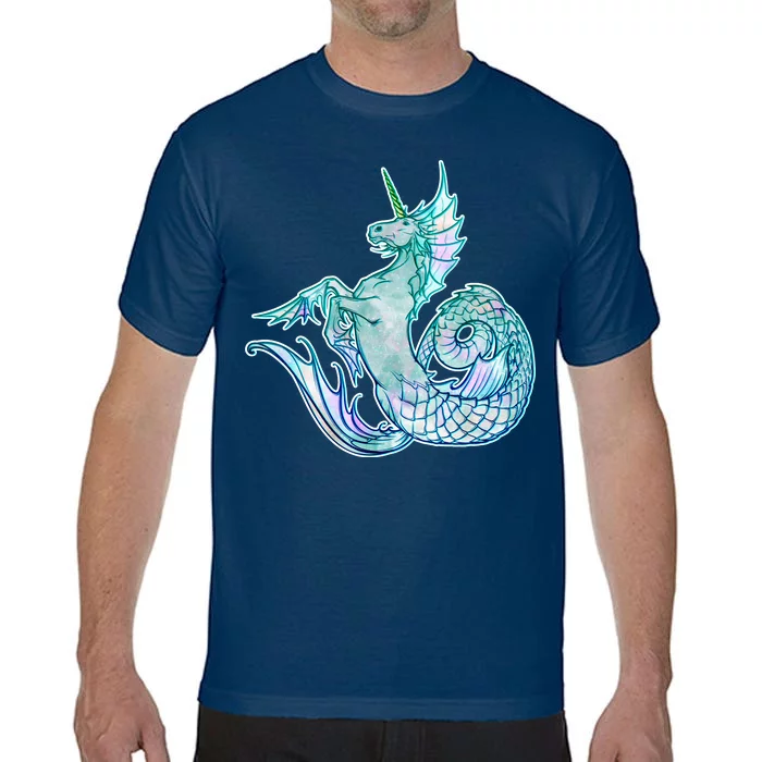 Unicorn Mermaid Hippocampus Comfort Colors T-Shirt