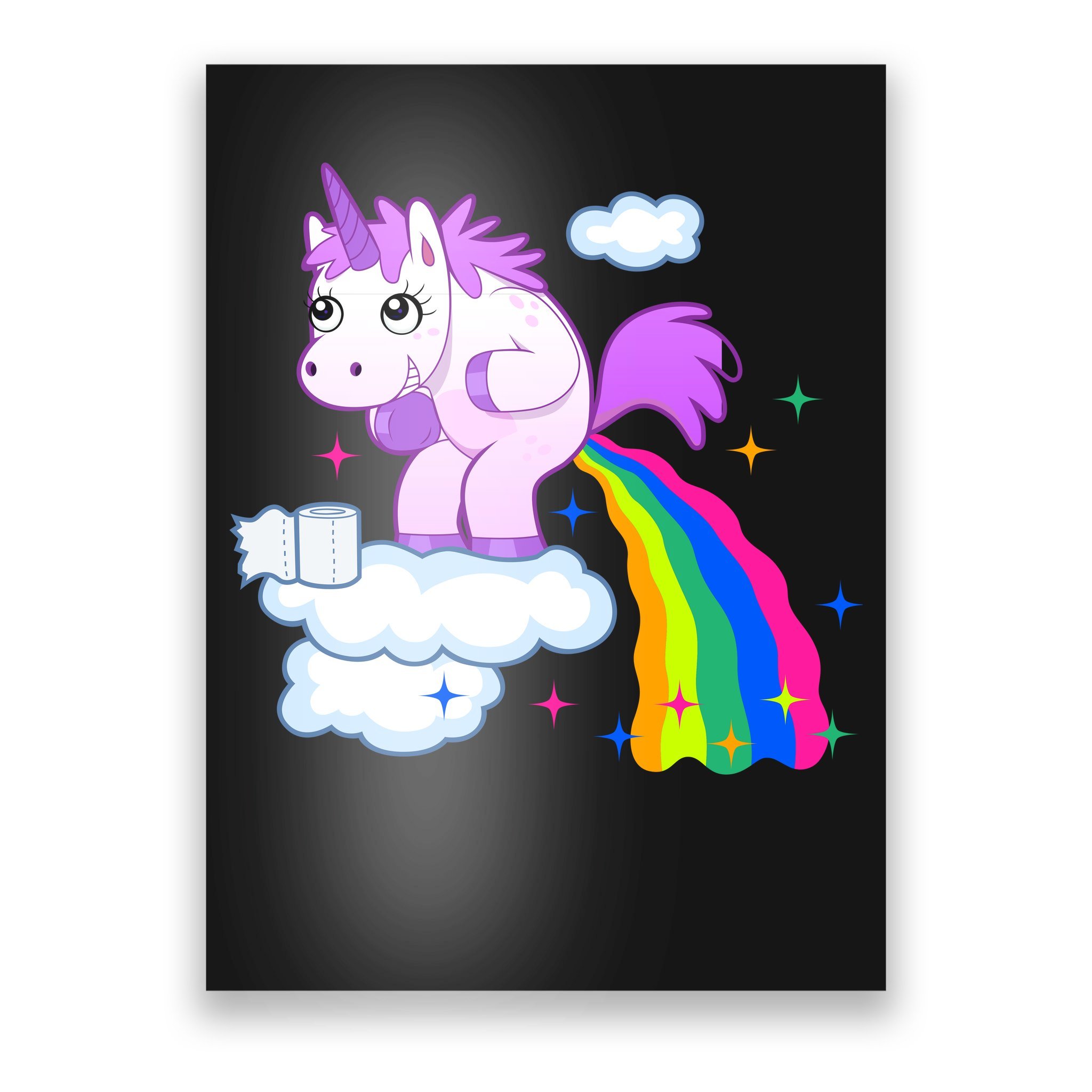 unicorns pooping rainbows and butterflies