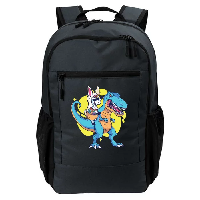 Unicorn Riding Trex Easter Daily Commute Backpack