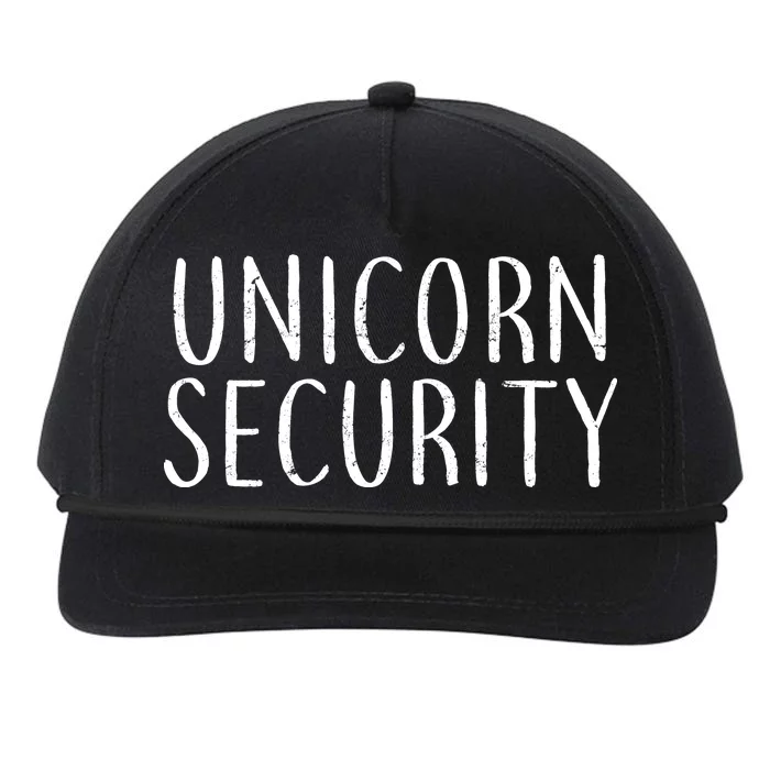 Unicorn Security Snapback Five-Panel Rope Hat