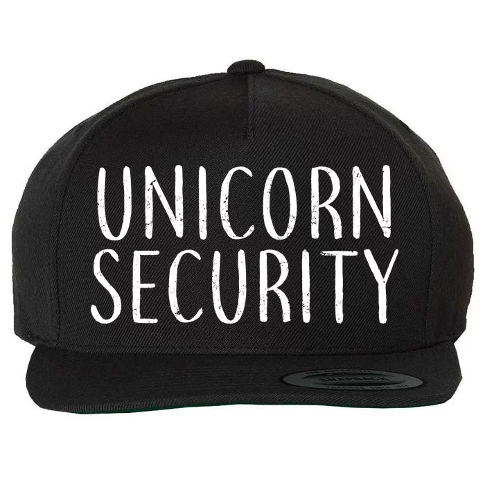 Unicorn Security Wool Snapback Cap