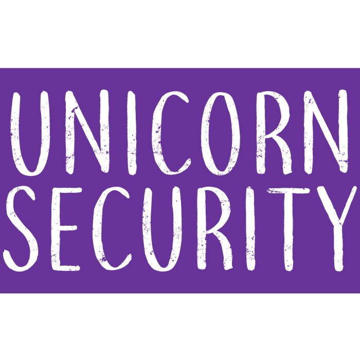 Unicorn Security Bumper Sticker